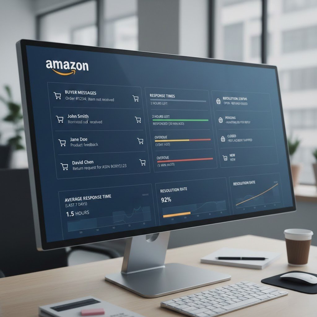 Amazon customer communication handled by a virtual assistant.