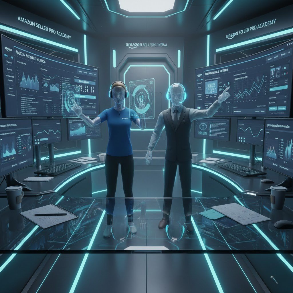 Amazon Seller Central training session for virtual assistants.