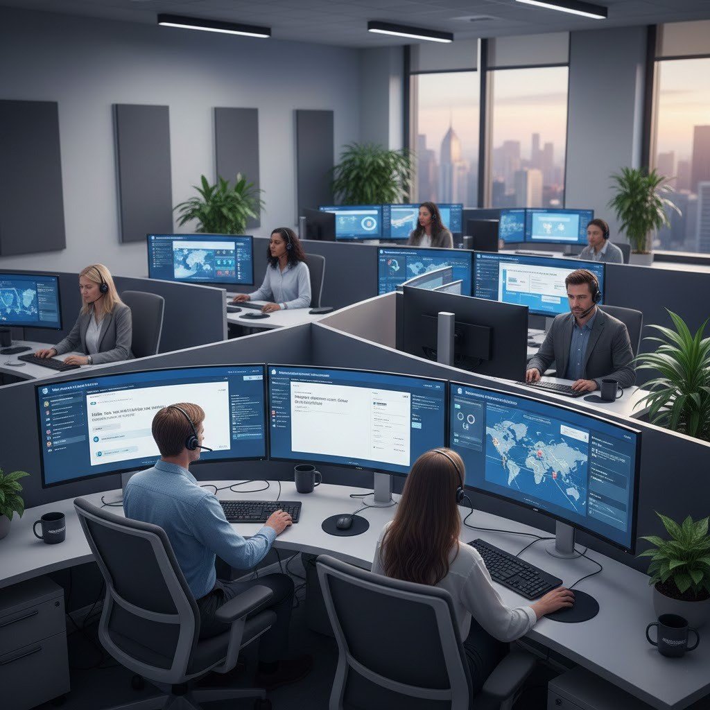 Virtual assistants handling Amazon customer inquiries, tracking updates, and proactive communication.