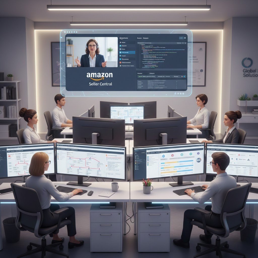 Virtual assistants being trained on Amazon 2-Step Dropshipping workflows, order management, and supplier routing.