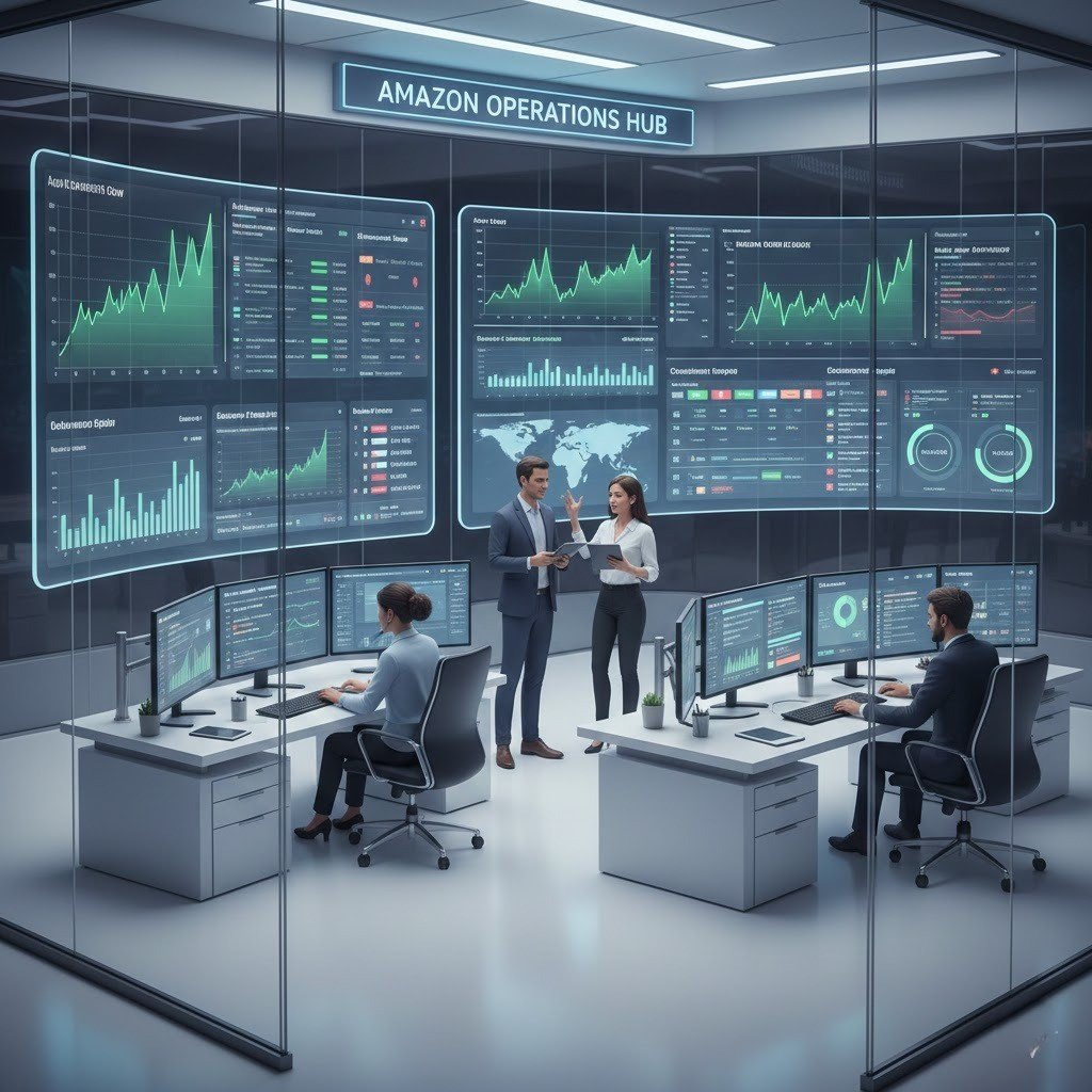 Amazon virtual assistant team managing daily store operations and scaling performance.