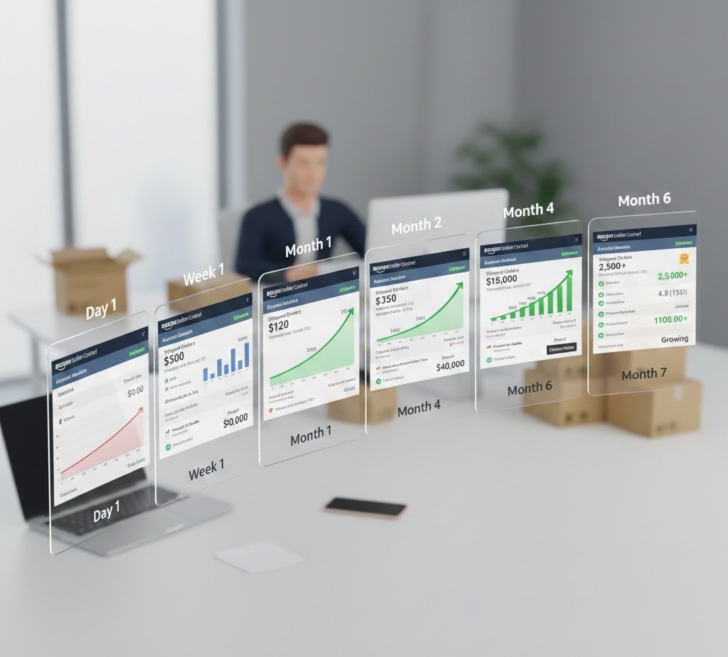 How long it takes to become profitable on Amazon seller timeline.