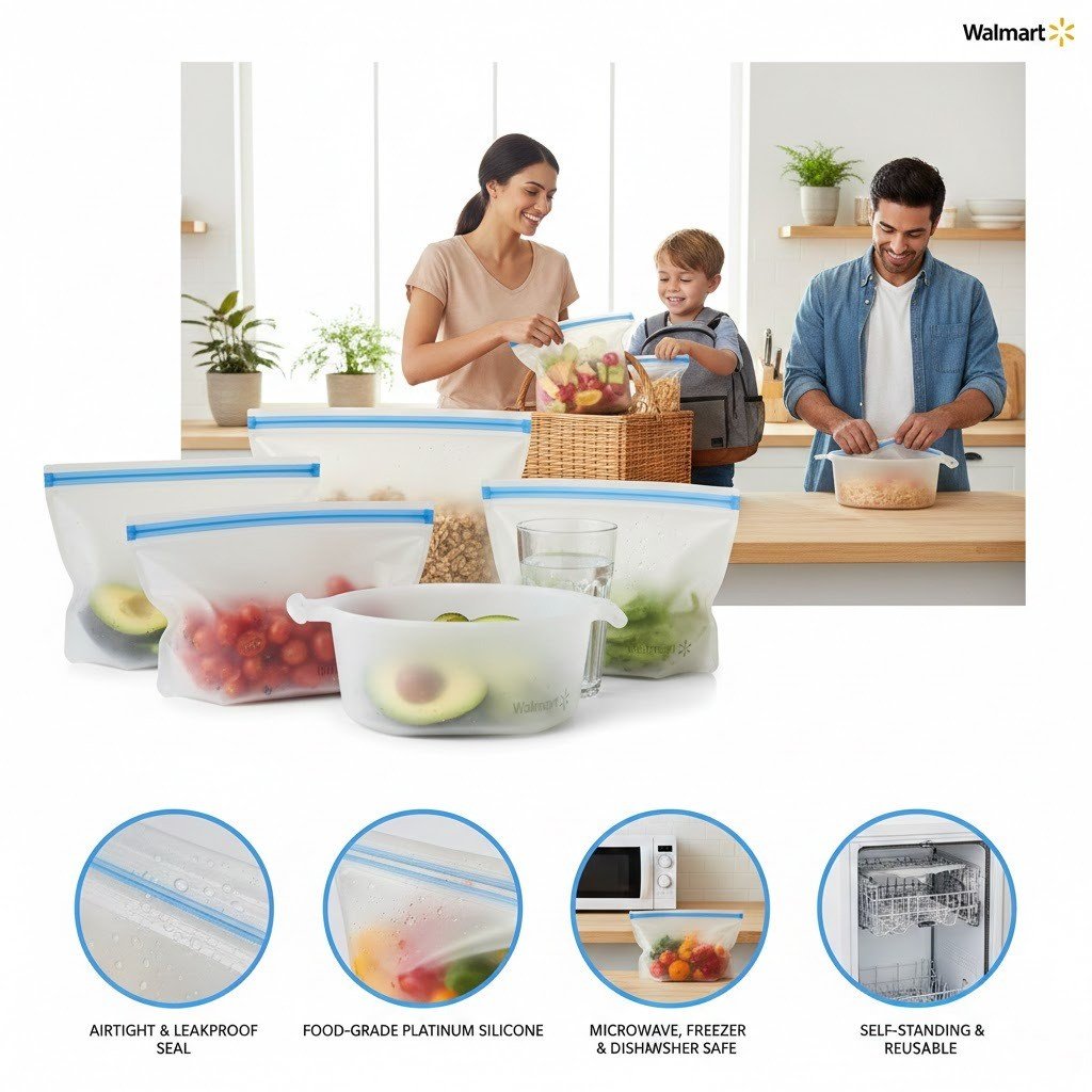 Optimized Walmart product images with white background and lifestyle usage visuals.