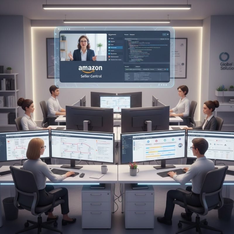 Virtual assistants being trained on Amazon 2-Step Dropshipping workflows, order management, and supplier routing.