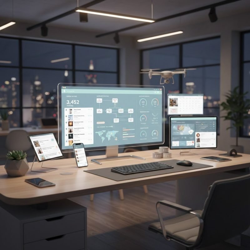 Etsy dropshipping workspace showing order tracking, supplier routing, customer messaging, and account health monitoring.